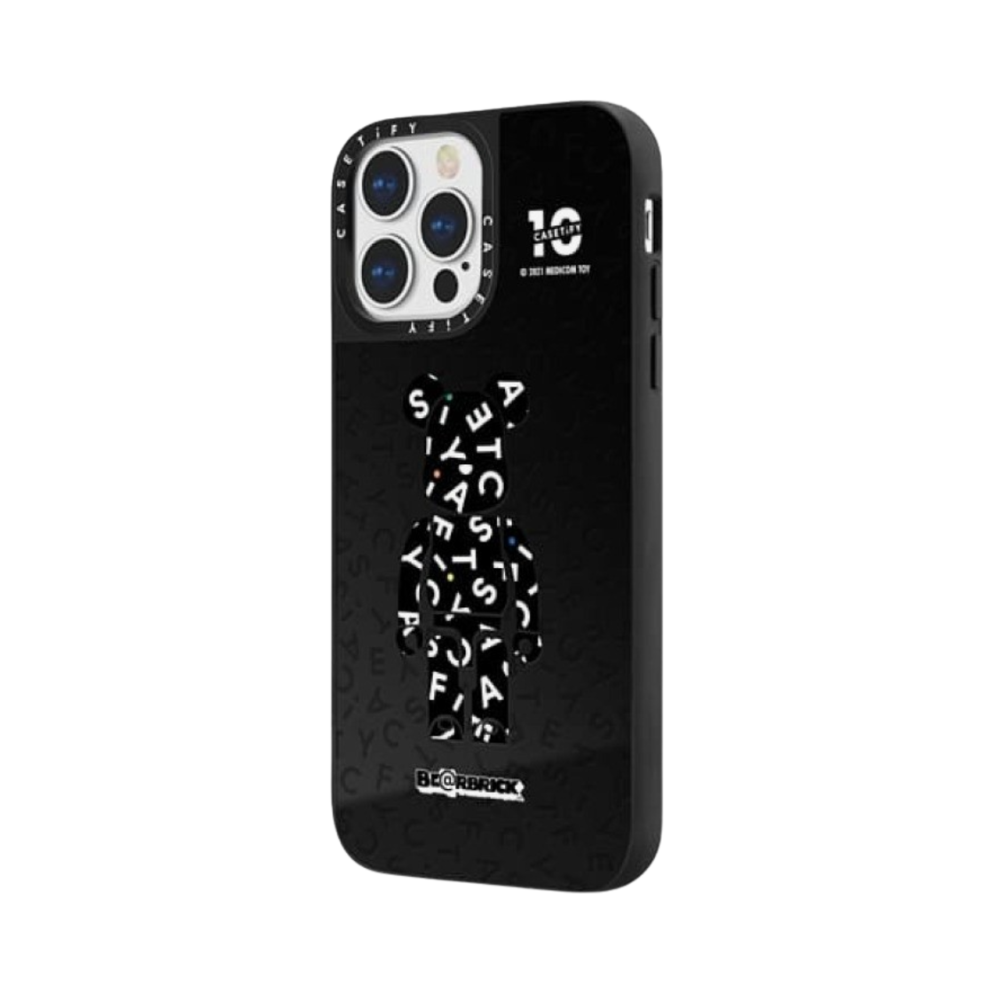 케이스티파이 x 베어브릭 10주년 모노그램 맥세이프 미러 아이폰 케이스 블랙(Casetify x Bearbrick 10th Anniversary Monogram MagSafe Mirror iPhone Case Black) - 2