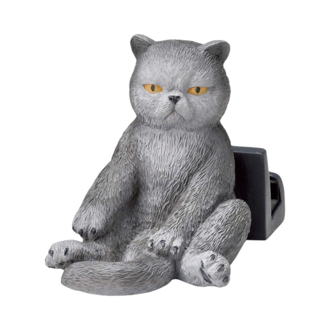 세토 크래프트 스코티쉬 폴드 그레이 미니 스마트폰 스탠드(Seto Craft Scottish Fold Grey Mini Smartphone Stand)