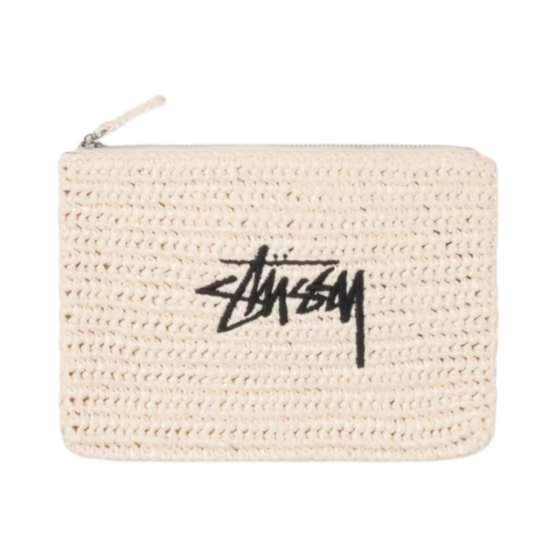 스투시 우븐 집 파우치 아이보리(Stussy Woven Zip Pouch Ivory)