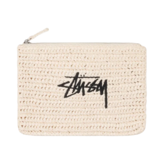 財布・ケース・小物入れ Stussy Woven Zip Pouch Ivory woven zip pouch | SHOP | KREAM