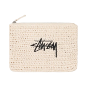 Stussy Woven Zip Pouch Ivory