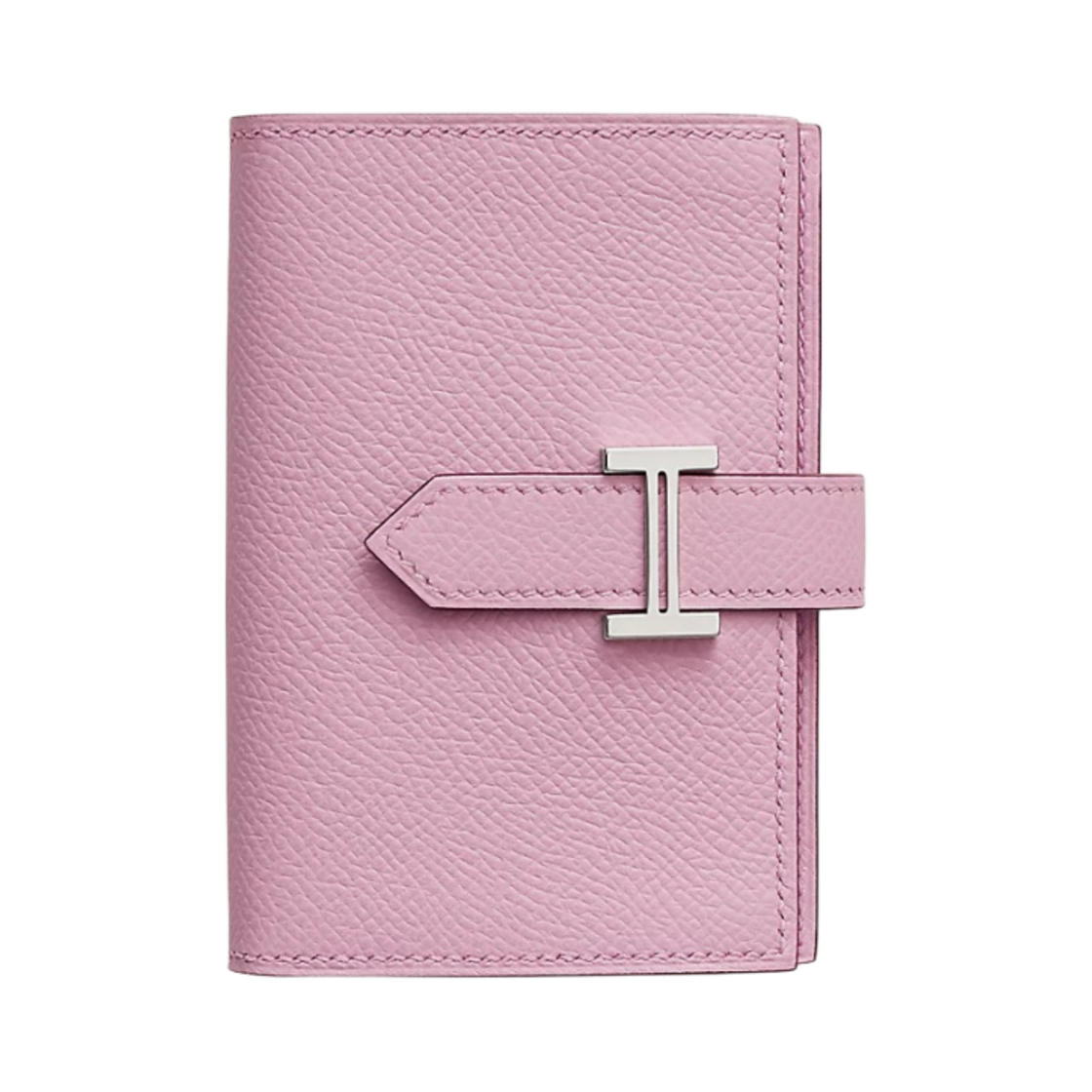 H039796CKX9 Hermes Bearn Mini Wallet Epsom & Palladium Mauve