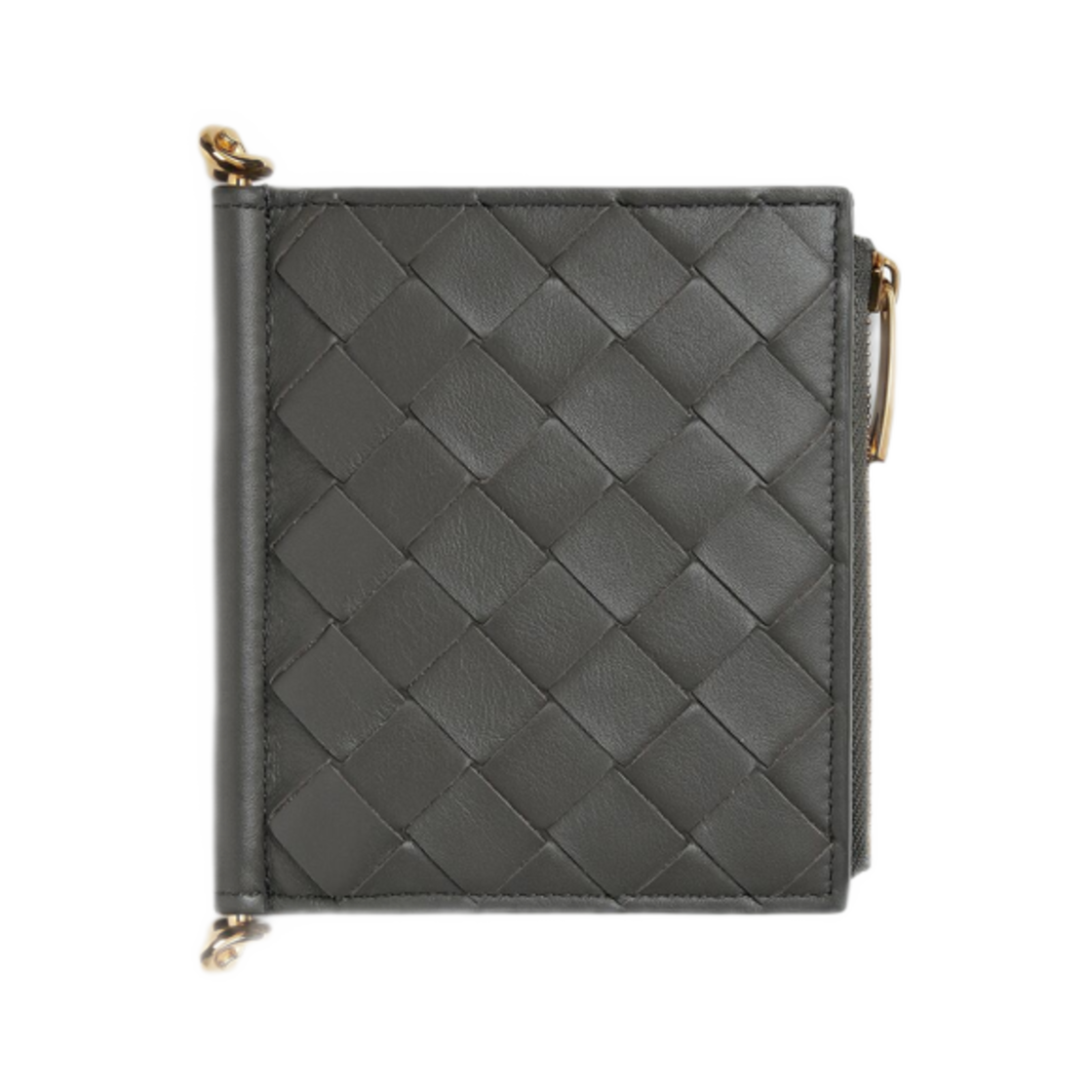 788055V4R411317 Bottega Veneta Solstice Small Bi-Fold Wallet Lapilli - 대표 이미지 #1