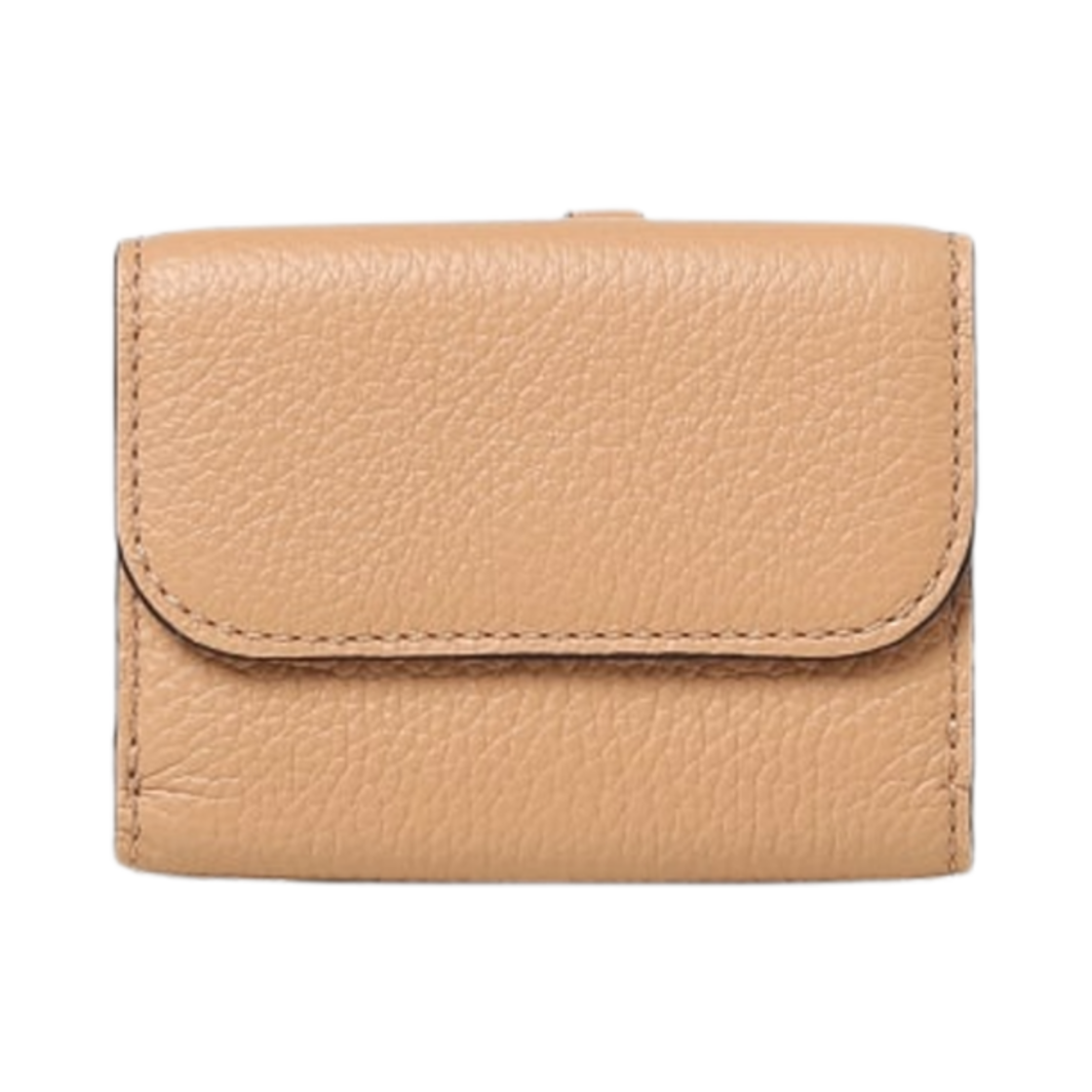 CHC21WP946F5726X Chloe Alphabet Mini Tri-Fold Wallet Light Tan