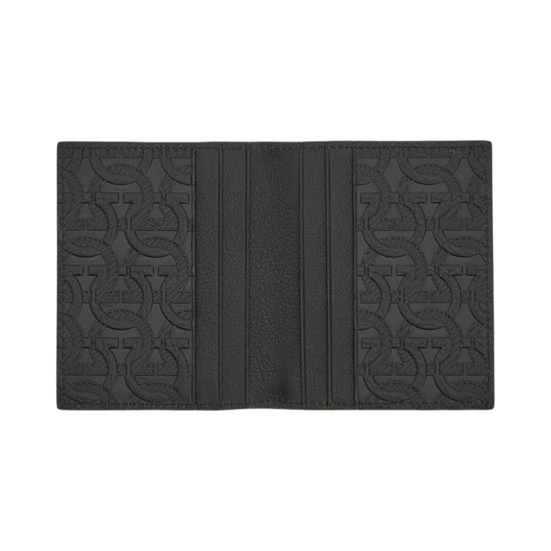 페라가모 간치니 패턴 크레딧 카드 홀더 블랙(Ferragamo Gancini Pattern Credit Card Holder Black) - 3