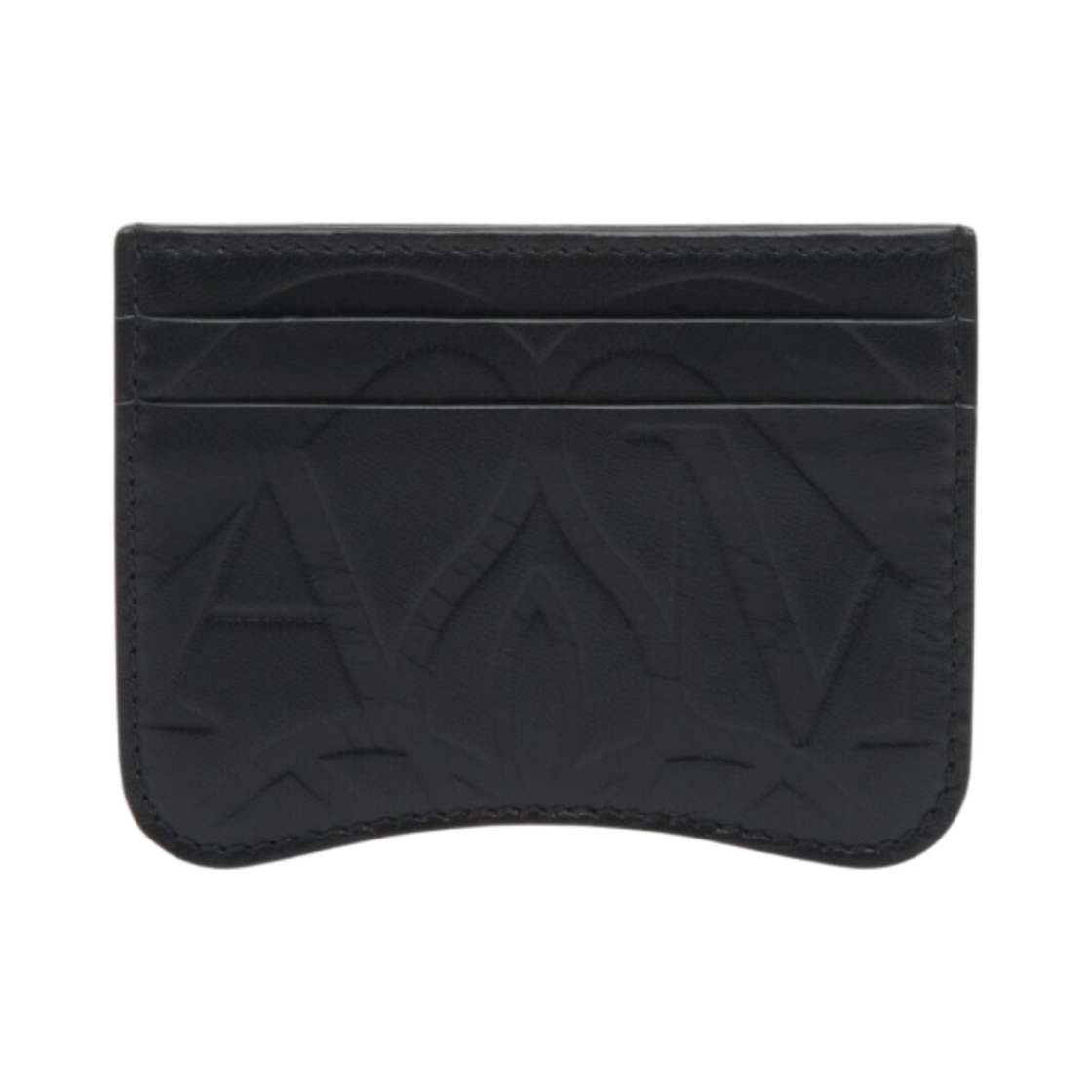 7792241X30T1000 Alexander McQueen The Seal Card Holder Black
