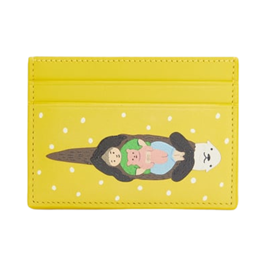 로에베 오터 플레인 카드 홀더 인 사틴 카프스킨 레몬 제스트 | Loewe | KREAM