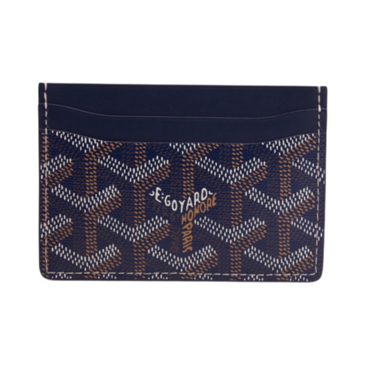 APM107-12 Goyard Saint Sulpice Card Holder Navy