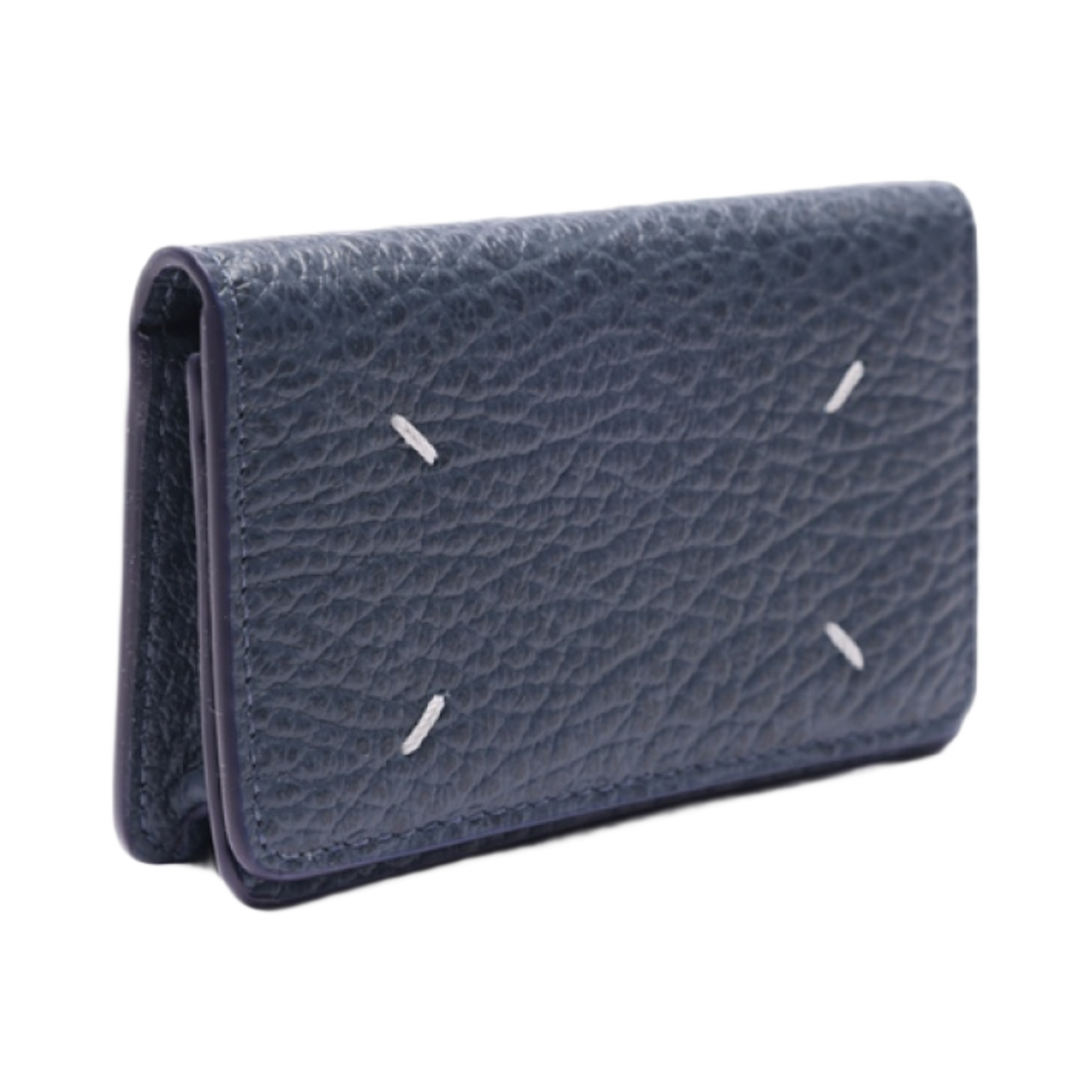 메종 마르지엘라 스티치 레더 플랩 카드 홀더 슬레이트 블루(Maison Margiela Stitch Leather Flap Card Holder Slate Blue) - 2