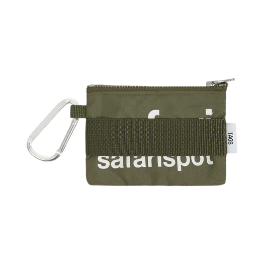 saf00180 Safarispot Basic Safari Keyring Card Wallet Olive