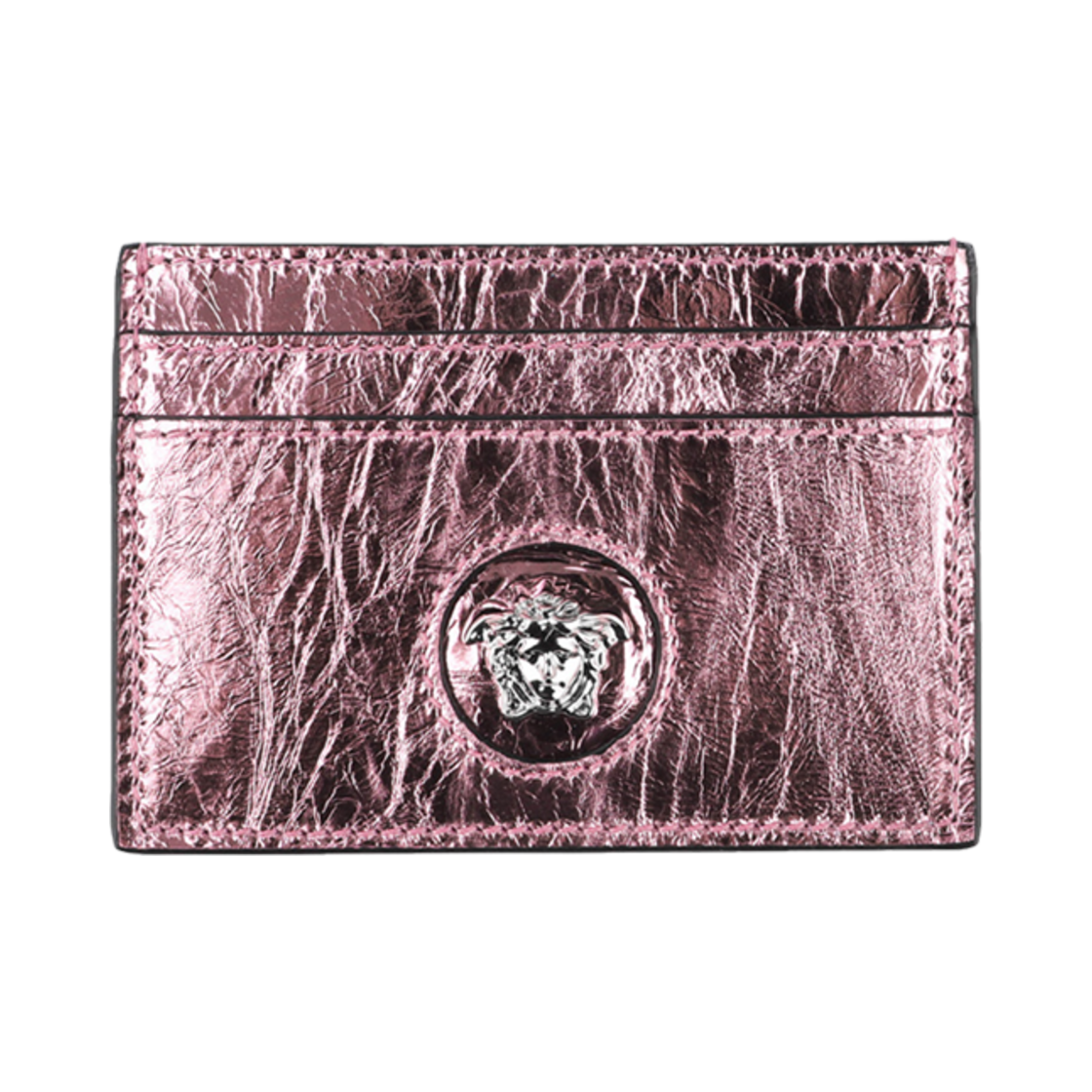 DP3I057-1A08163-1PO6P Versace La Medusa Card Case Pink