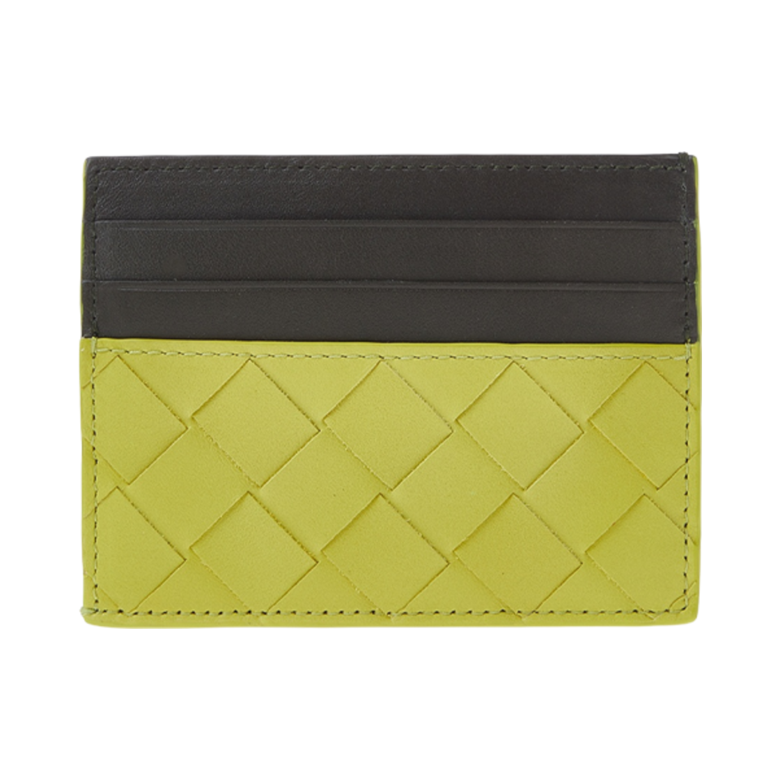 635057VCPQ53510 Bottega Veneta Intrecciato Credit Card Case Kiwi Camping