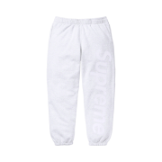 Supreme Satin Applique Sweatpants Ash Grey - 23FW