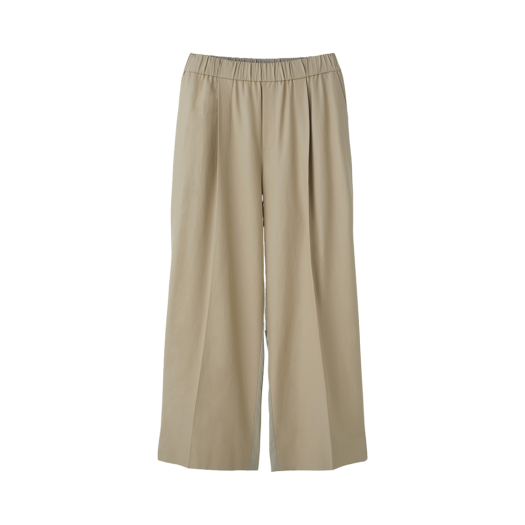 RM25SWPT019KB Recto Mens Contrast Banding Wide Pants Khaki Beige