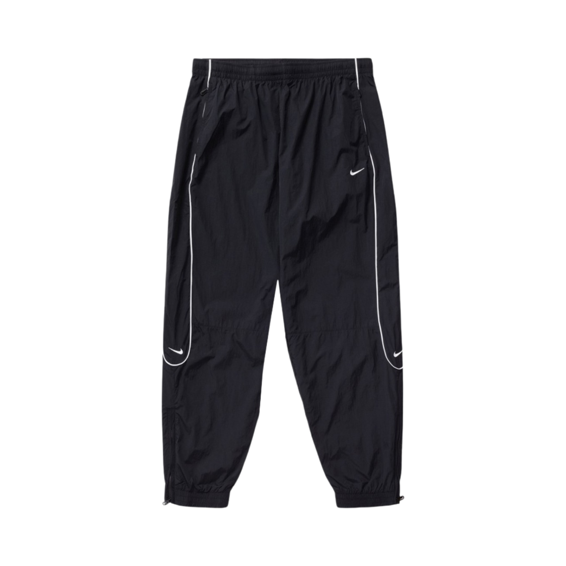 나이키 솔로 스우시 트랙 팬츠 블랙 - 아시아(Nike Solo Swoosh Track Pants Black - Asia)