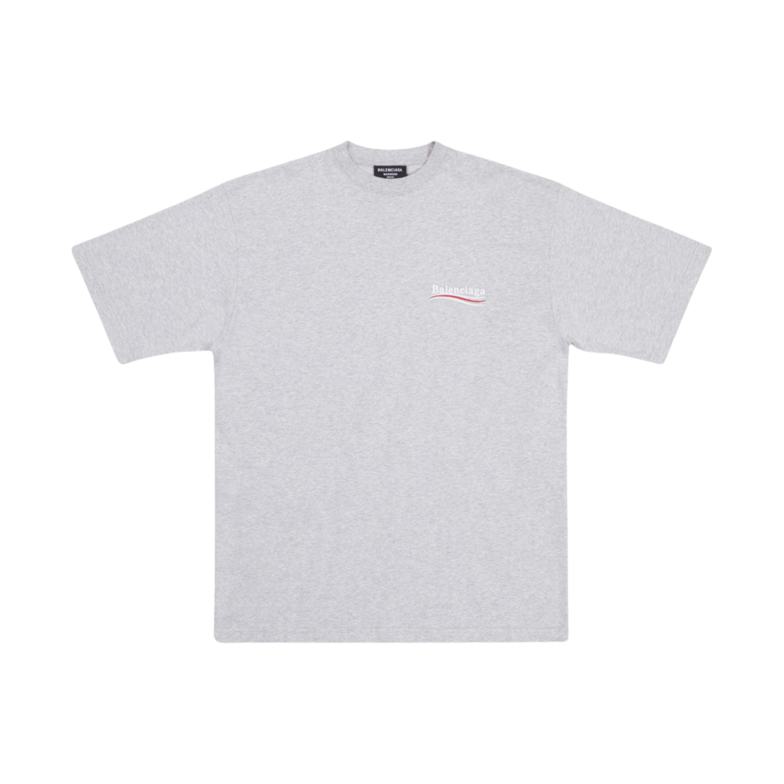발렌시아가 폴리티컬 캠페인 라지 핏 티셔츠 그레이 실버(Balenciaga Political Campaign Large Fit T-Shirt Grey Silver) - 2