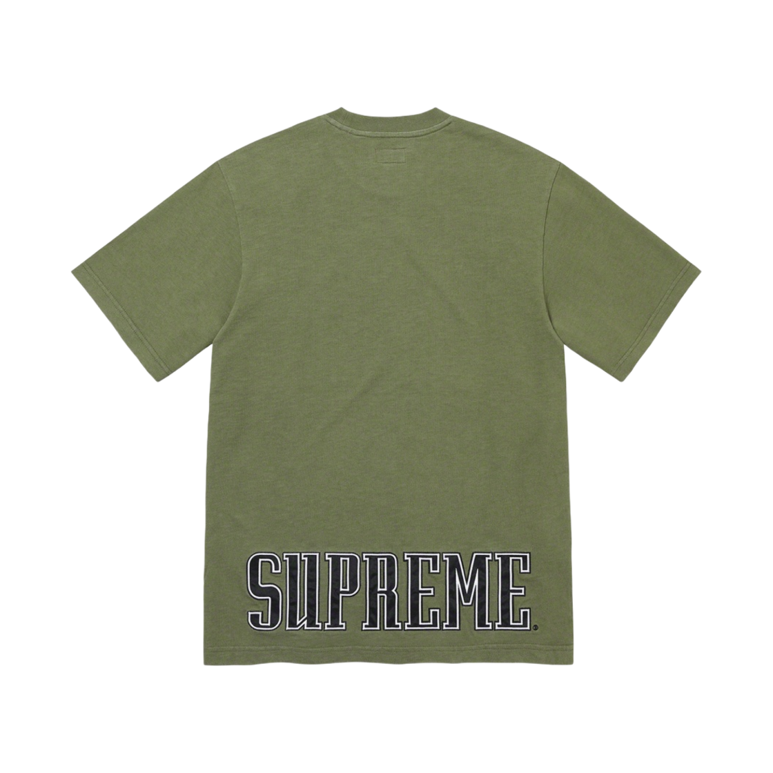 슈프림 콘트라스트 아플리케 숏슬리브 탑 올리브 - 22FW(Supreme Contrast Applique S/S Top Olive - 22FW) - 1