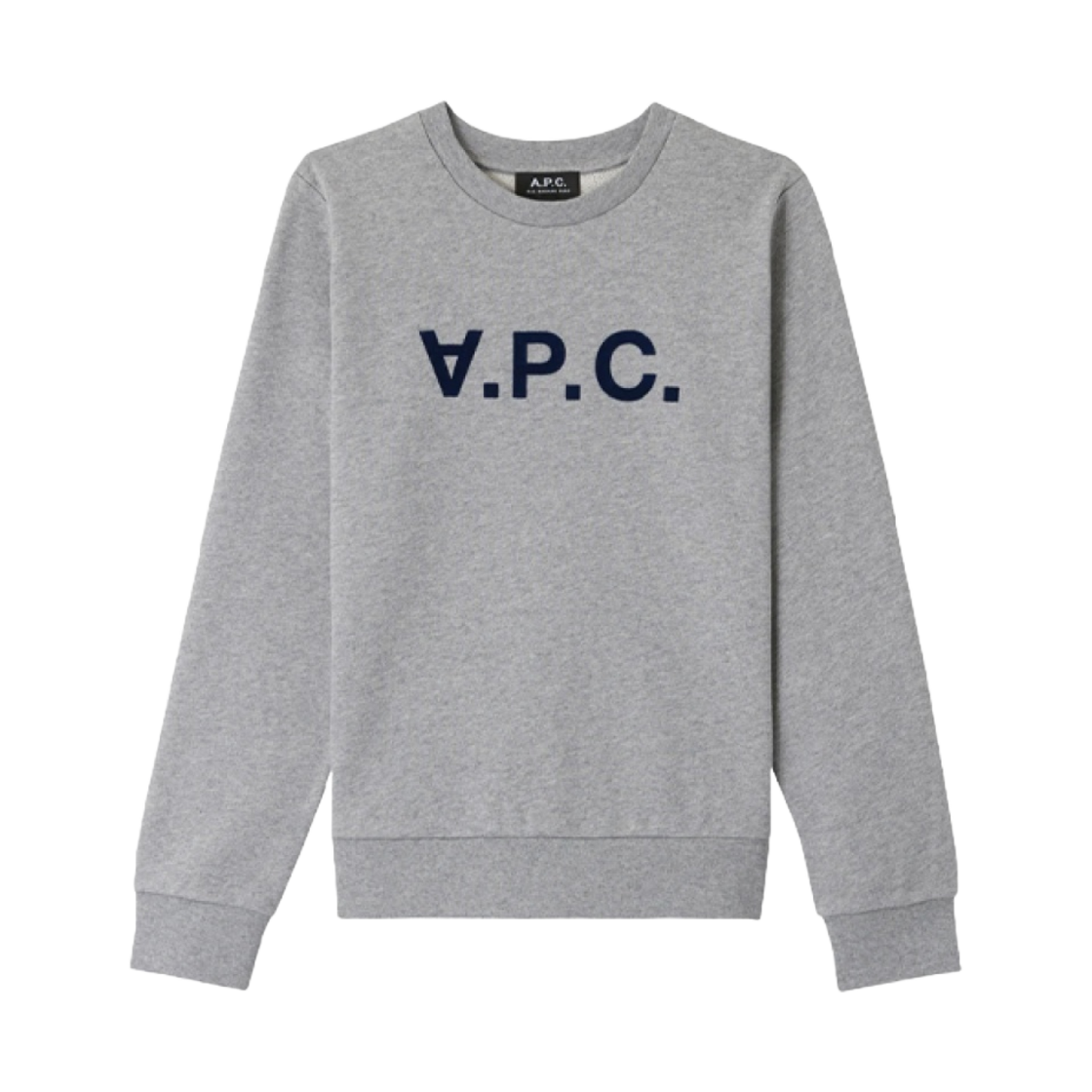 (W) 아페쎄 VPC 비바 스웨트셔츠 헤더 그레이((W) A.P.C. VPC Viva Sweatshirt Heather Grey)
