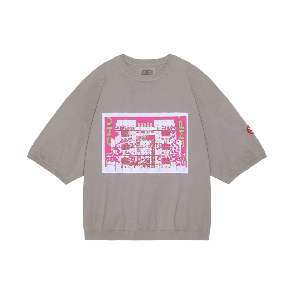 카브엠트 오버다이 패치드 크루넥 모카 - 23FW(Cav Empt Overdye Patched Crewneck Mocha - 23FW) - 1