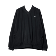 Nike Solo Swoosh Windshirt Black White - Asia