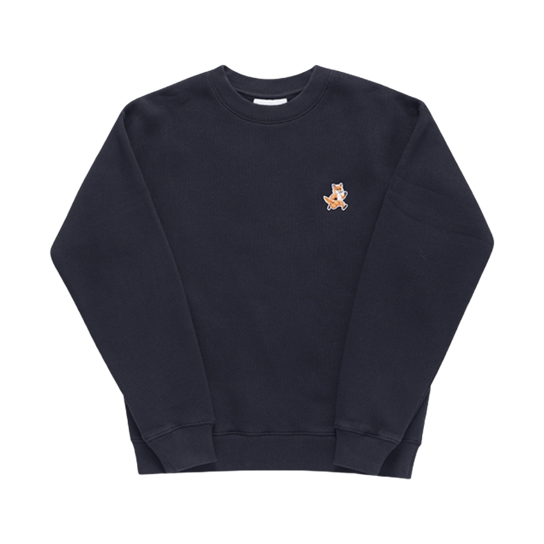MW00309KM0307-P476 (W) Maison Kitsune Sweatshirt Ink Blue