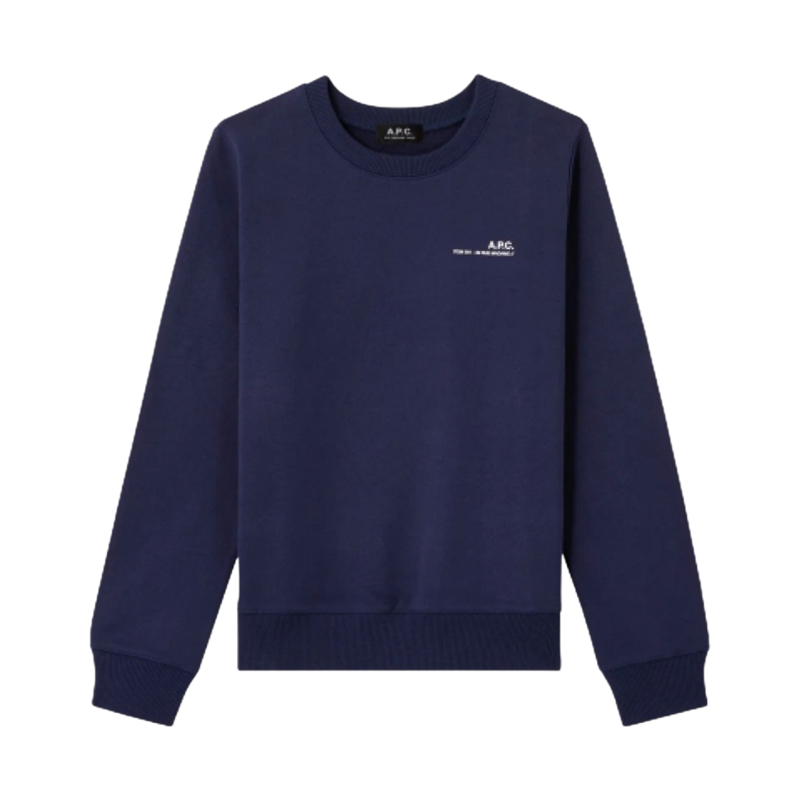 COEAS-F27663-IAK (W) A.P.C. Item Sweatshirt Dark Navy