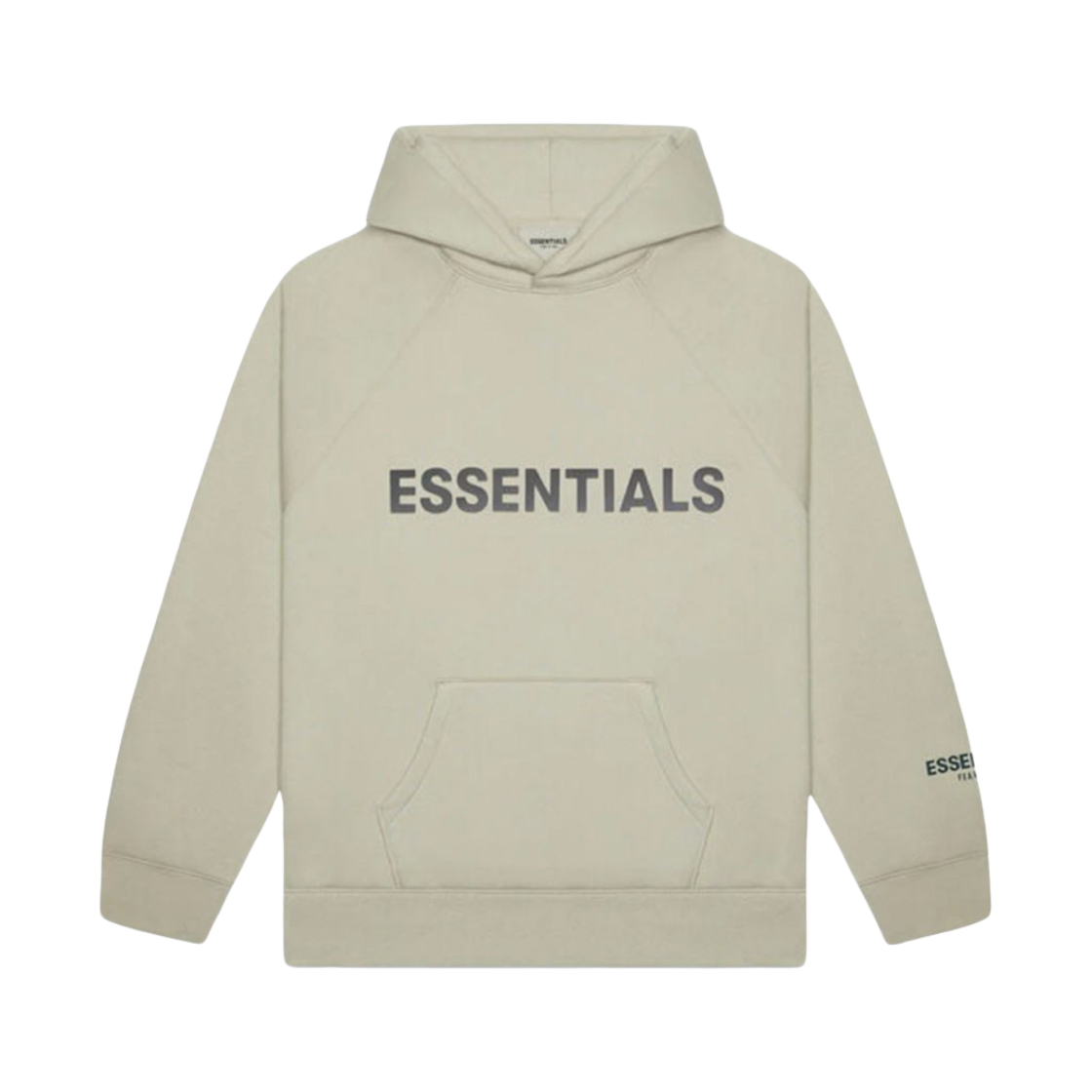 에센셜 3D 실리콘 아플리케 풀오버 후드 모스 - 20FW