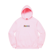 Supreme Bling Box Logo Hooded Sweatshirt Light Pink - 22SS