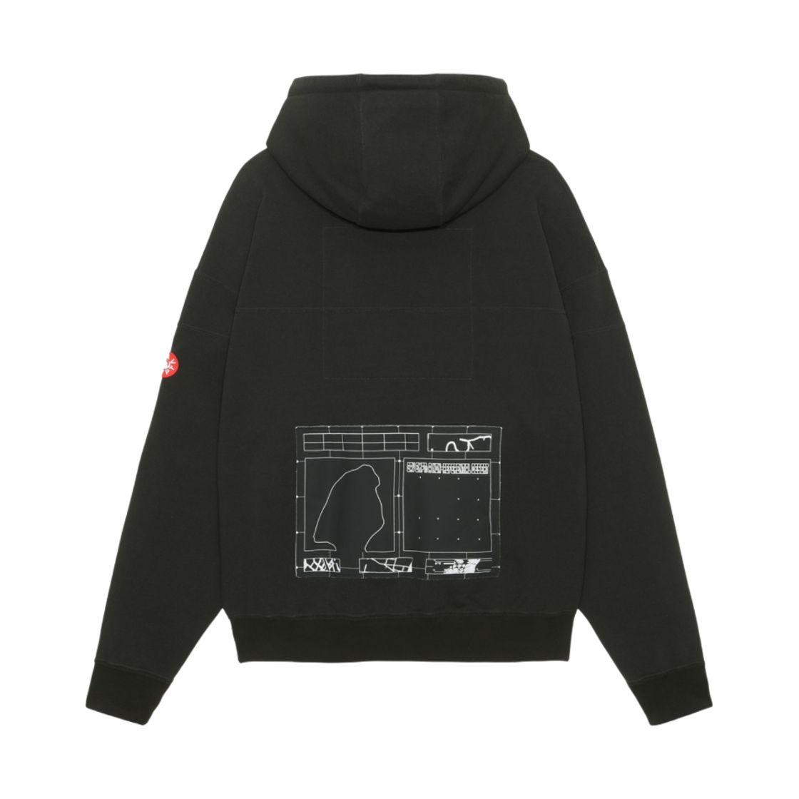 카브엠트 커브드 스위치 후드 블랙 - 23SS(Cav Empt Curved Switch Hoody Black - 23SS) - 1