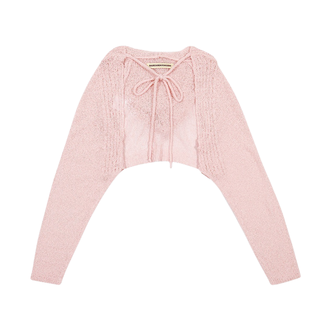마가린핑거스 후디 볼레로 라이트 핑크