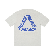 Palace P-3 Outline T-Shirt Grey Marl - 24SS
