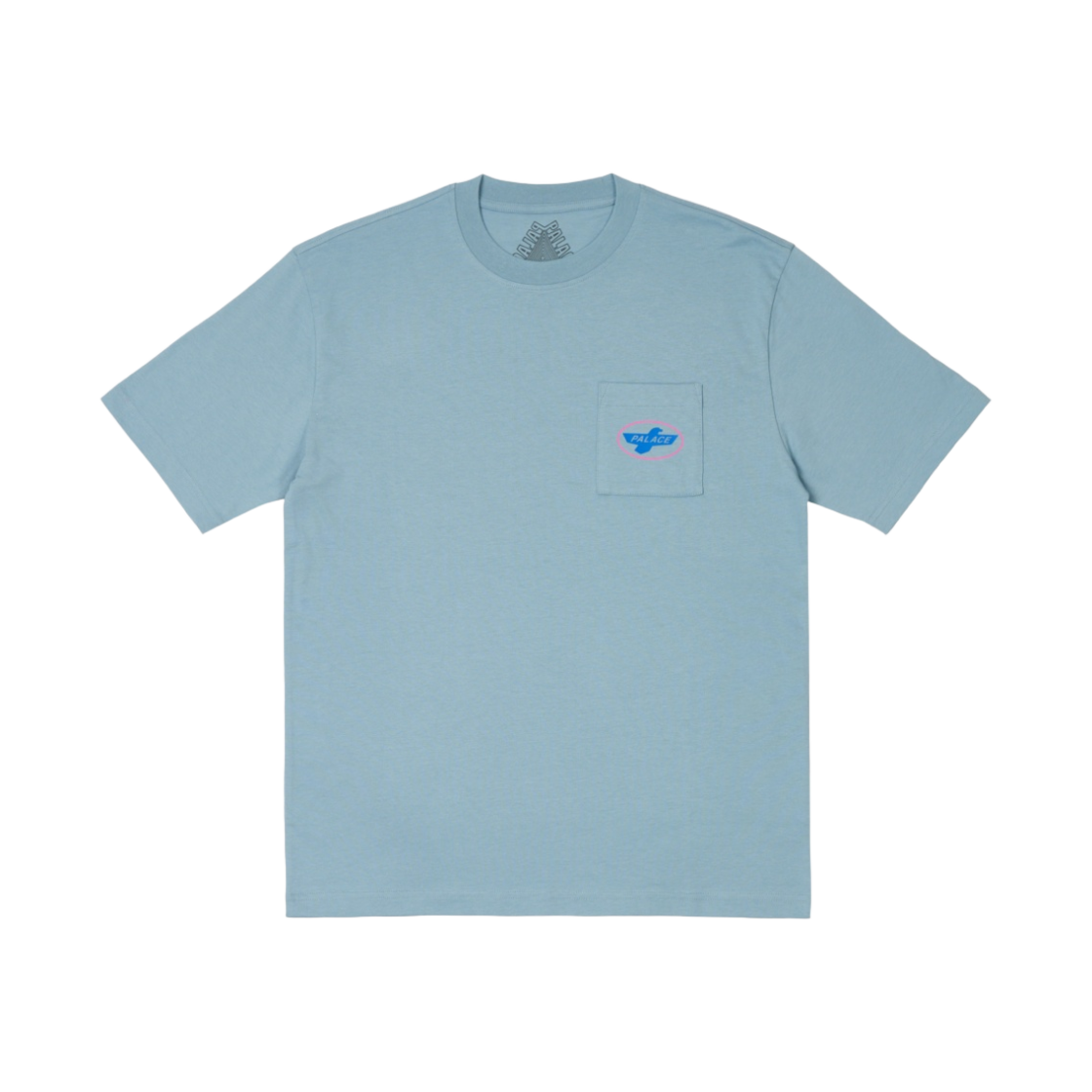 - Palace Postal T-Shirt Hazy Blue - 24SS