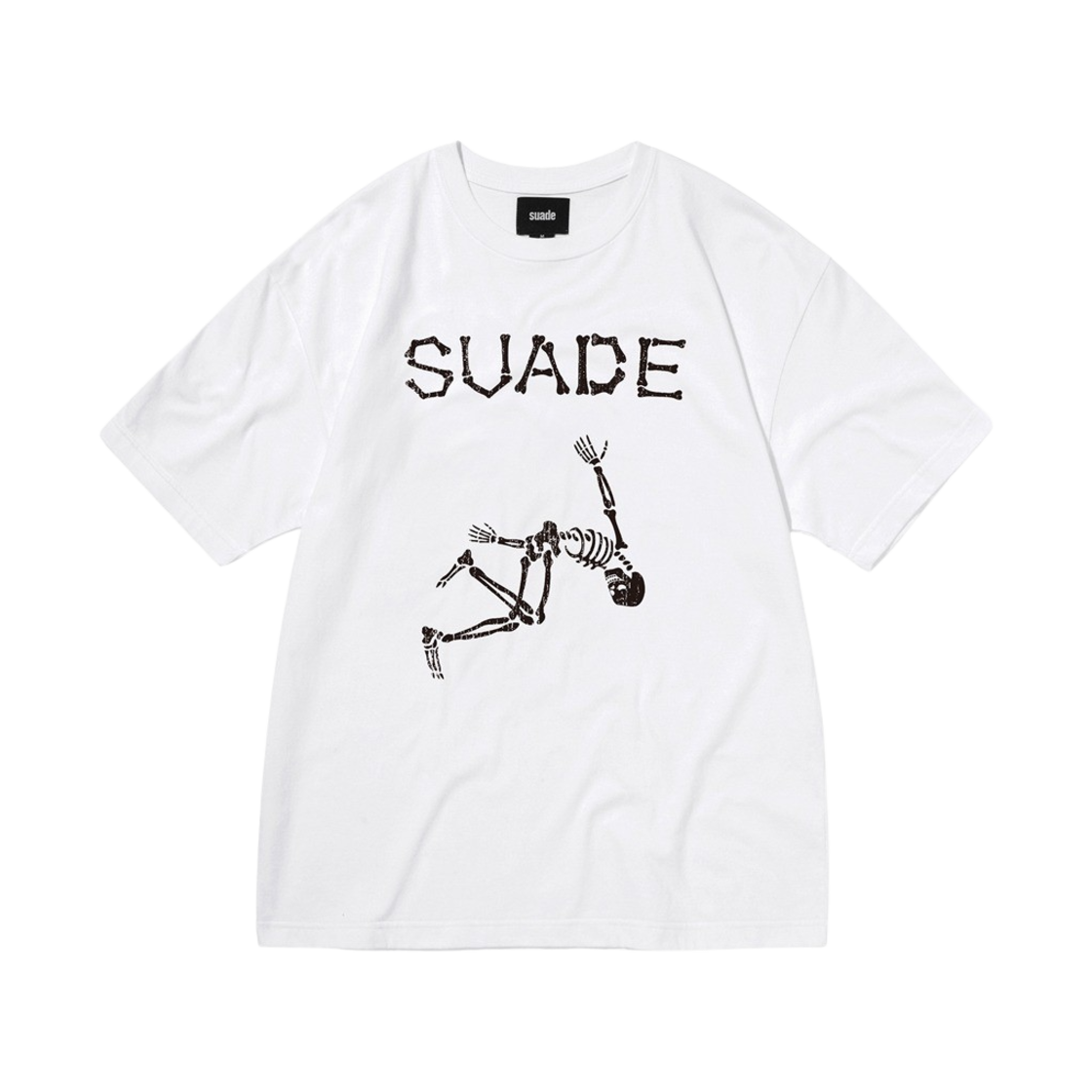 스웨이드 점핑 스컬 티 화이트(Suade Jumping Skull Tee White) - 1