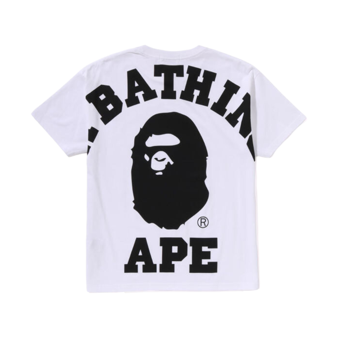 0ZXTEW209013M (W) BAPE Big College T-Shirt White