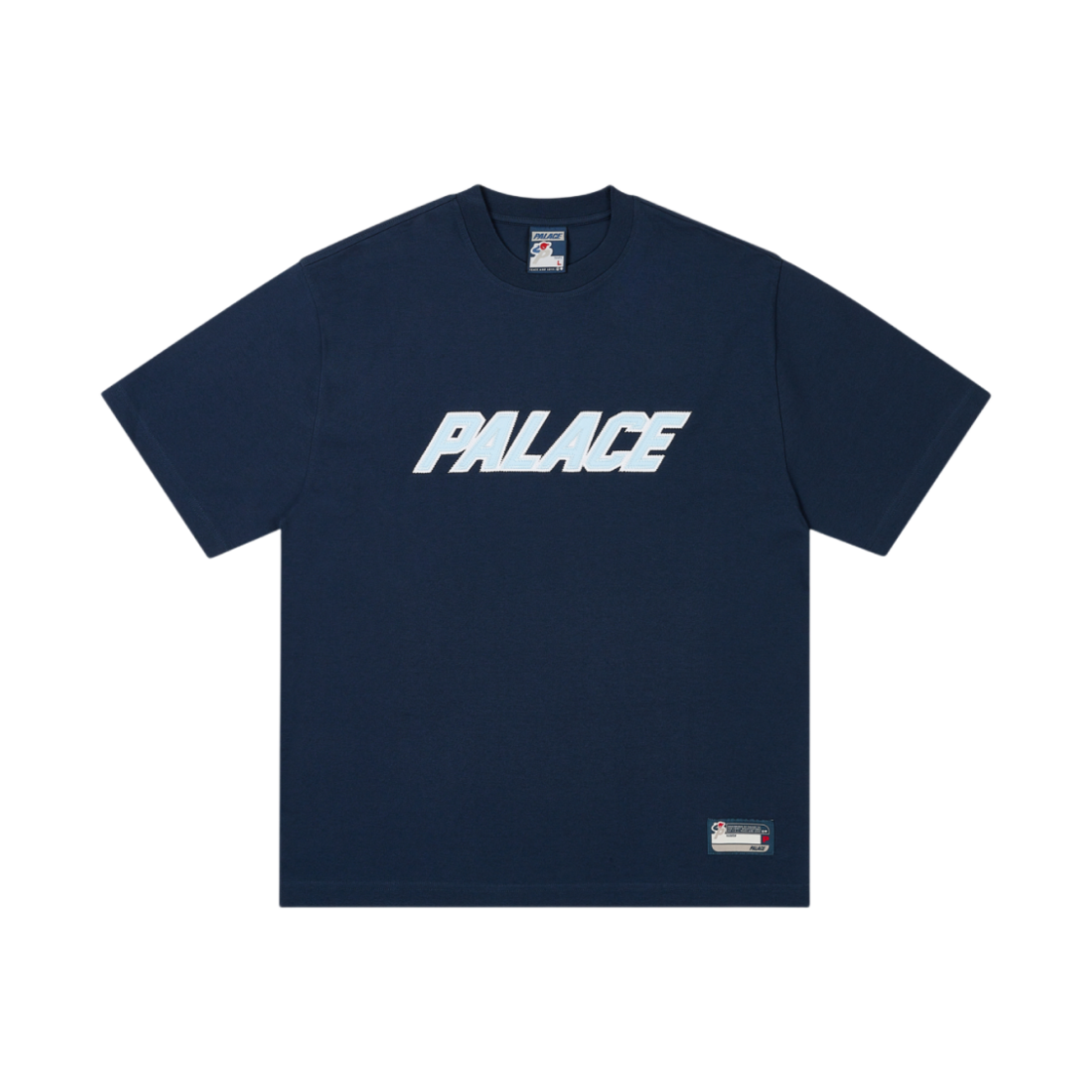 - Palace Athletic Logo T-Shirt Navy - 24FW