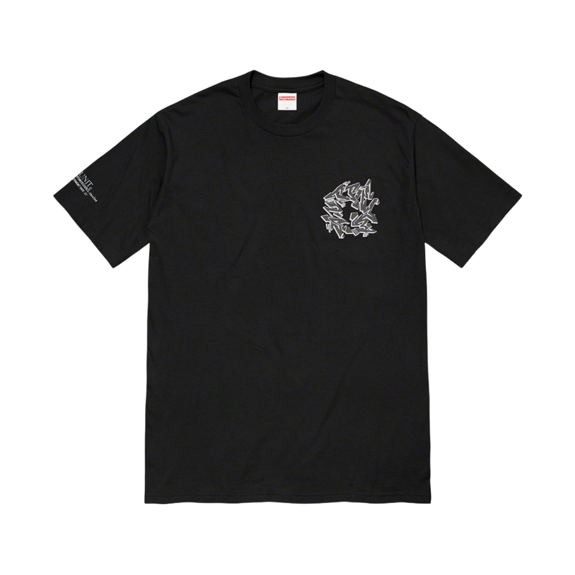 슈프림 서포트 유닛 티셔츠 블랙 - 21FW(Supreme Support Unit T-Shirt Black - 21FW) - 1