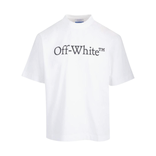 OMAA120C99JER0080110 Off-White Skate Logo T-Shirt White