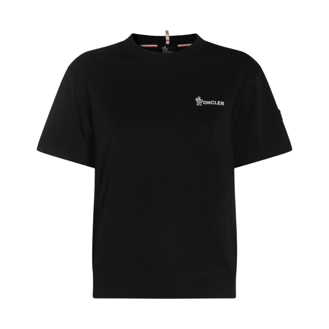 K1-098-8C00009-83927-999 (W) Moncler Embossed Logo Cotton T-Shirt Black - 25SS