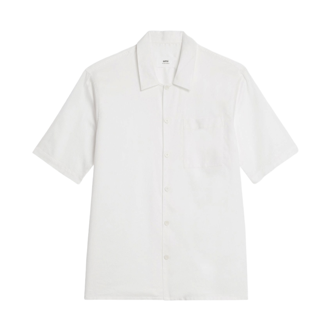 아미 캠프 칼라 셔츠 내츄럴 화이트(AMI Camp Collar Shirt Natural White) - 1