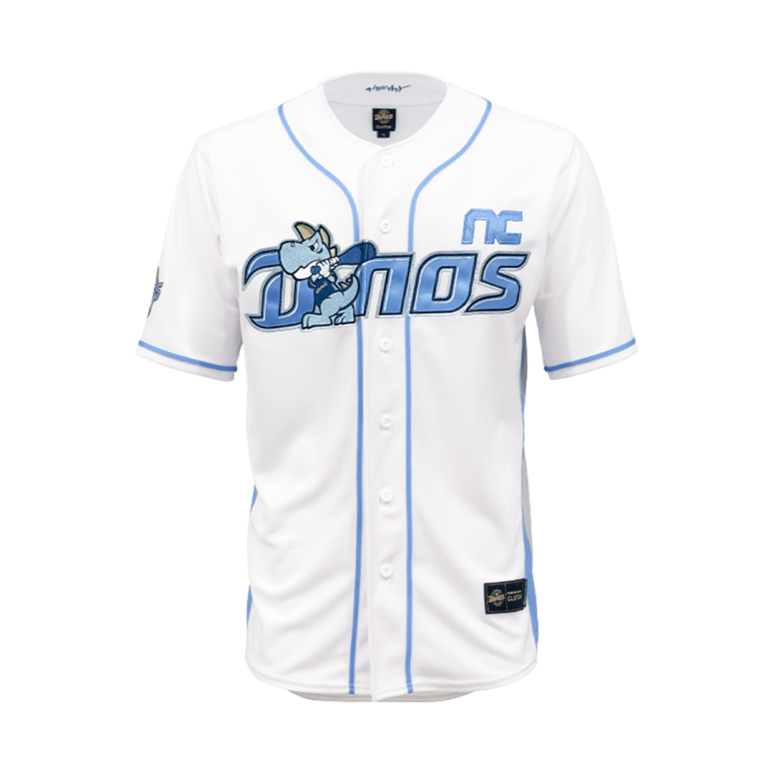 NC 다이노스 클러치 주니어 다이노스 유니폼 화이트 (논 마킹 버전)(NC Dinos Clutch Junior Dinos Uniform White (Non Marking Ver.))