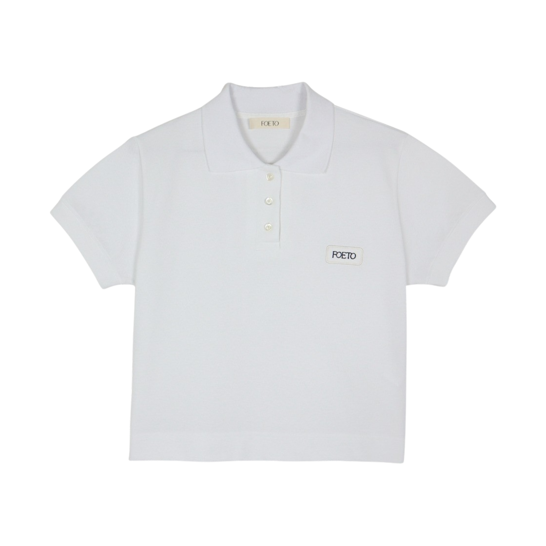 FOETO_141 FOETO Your Collar Tee White