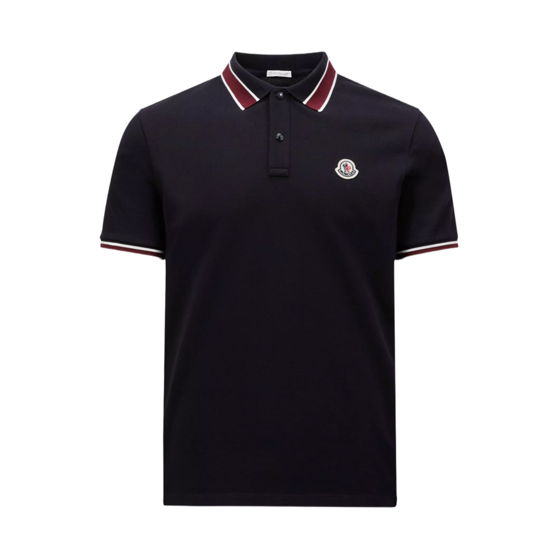 몽클레르 로고 패치 폴로 셔츠 다크 블루 - 24FW(Moncler Logo Patch Polo Shirt Dark Blue - 24FW)