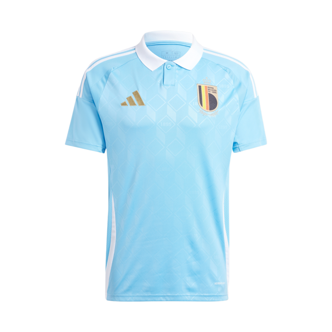 아디다스 벨기에 2024 어웨이 저지 세미 블루 버스트 (논 마킹 버전) - US 사이즈(Adidas Belgium 2024 Away Jersey Semi Blue Burst (Non Marking Ver.) - US Sizing) - 1