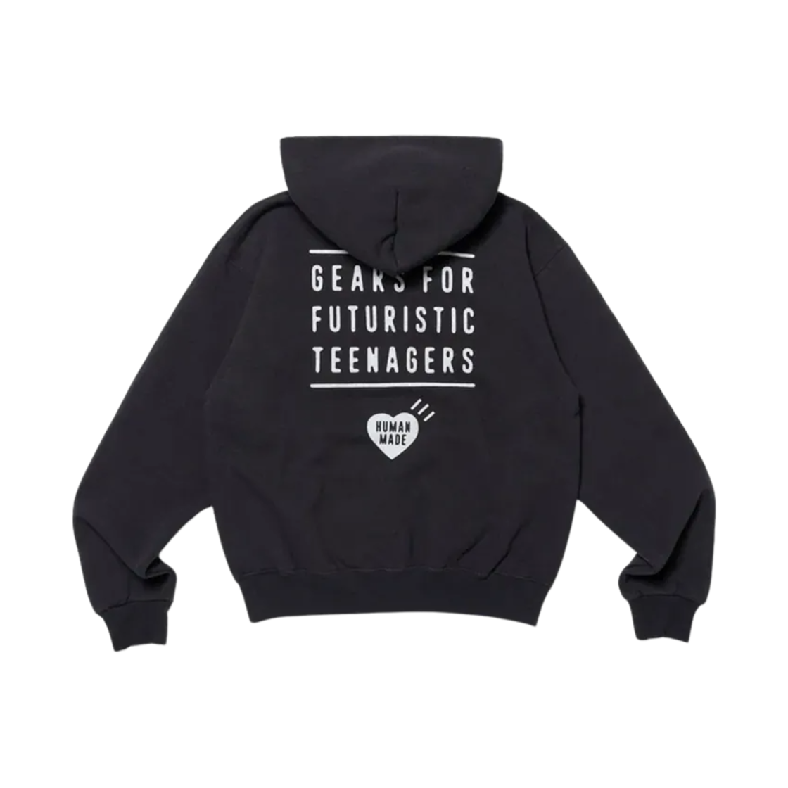 휴먼 메이드 집업 후드 블랙(Human Made Zip-Up Hoodie Black)