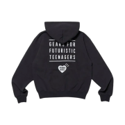 Human Made Zip-Up Hoodie Black