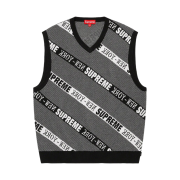 Supreme Stripe Sweater Vest Black - 22SS