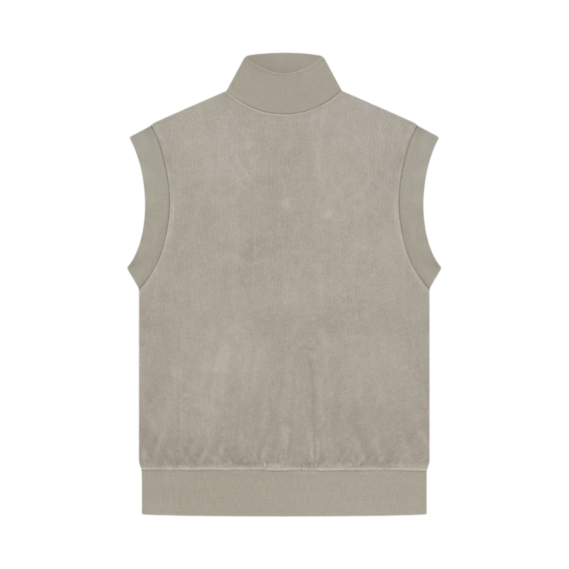 (W) 에센셜 풀오버 테리 모크넥 베스트 실 - 23SS((W) Essentials Pullover Terry Mockneck Vest Seal - 23SS) - 1