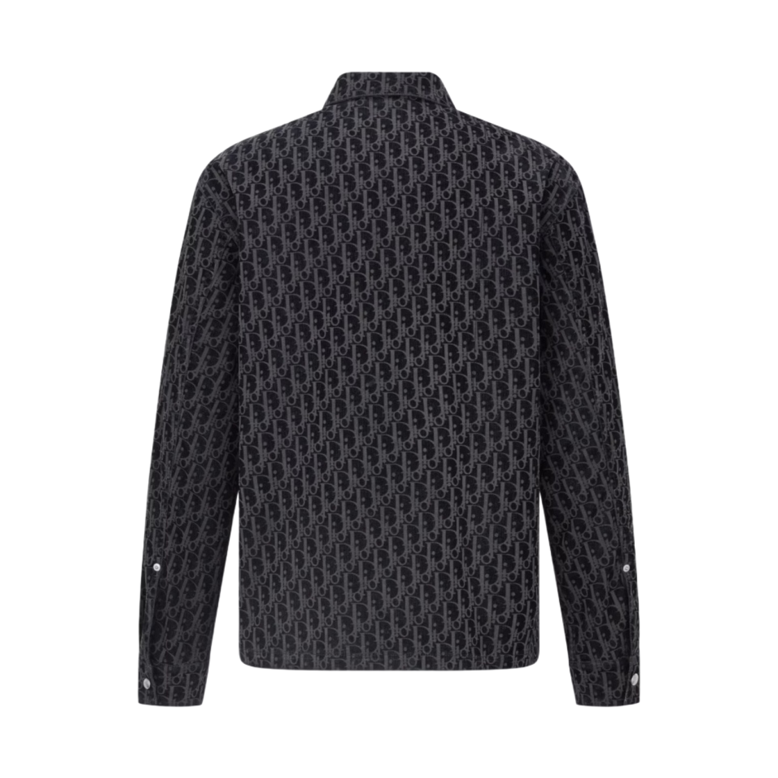 디올 오블리크 코튼 블렌드 트윌 오버셔츠 블루(Dior Oblique Cotton Blend Twill Overshirt Blue) - 2