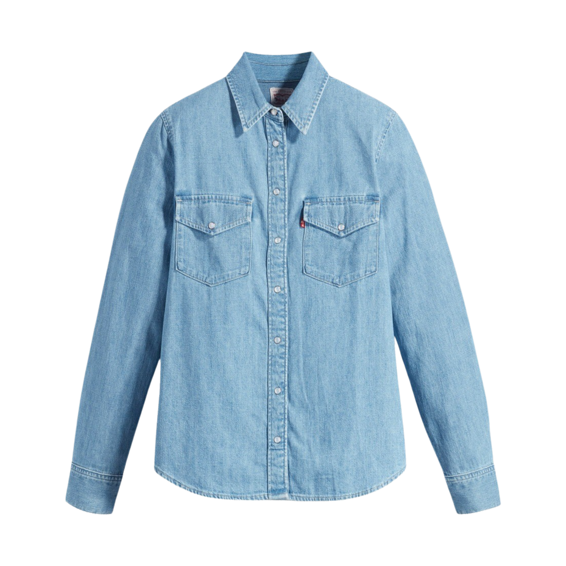 16786-0018 Levi's Women Essential Western Shirt Light Indigo