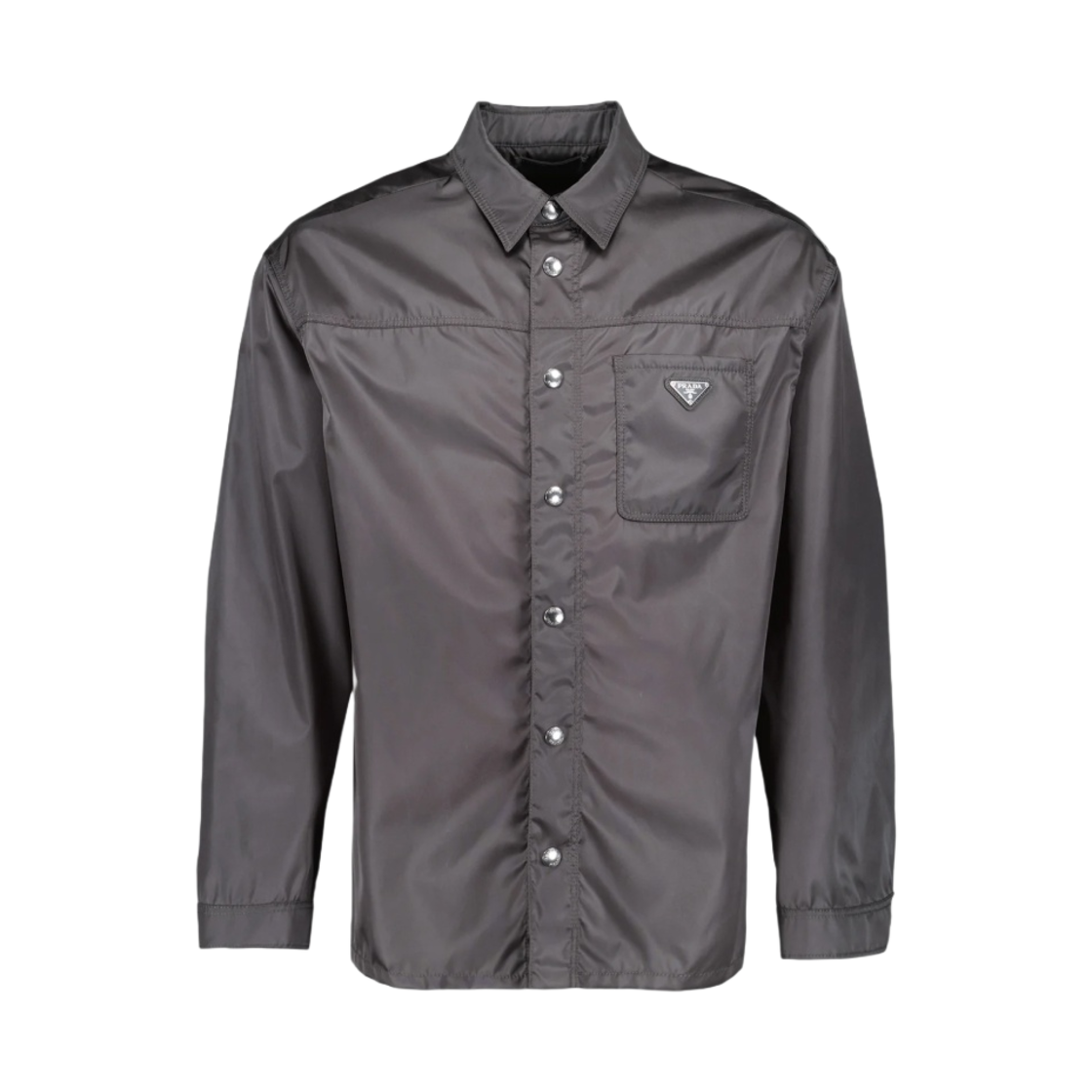 프라다 리나일론 셔츠 아이언 그레이(Prada Re-Nylon Shirt Iron Grey) - 1